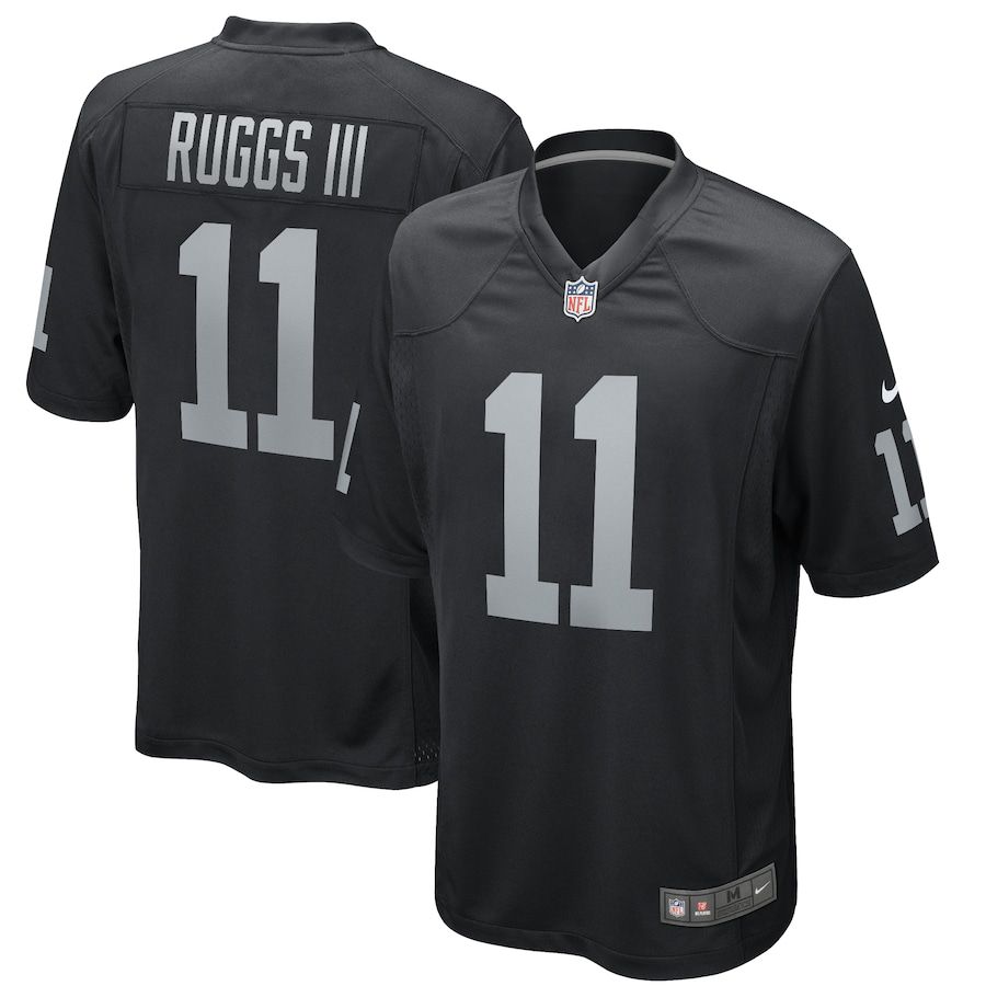 Men Oakland Raiders 11 Henry Ruggs III Nike Black Game NFL Jersey